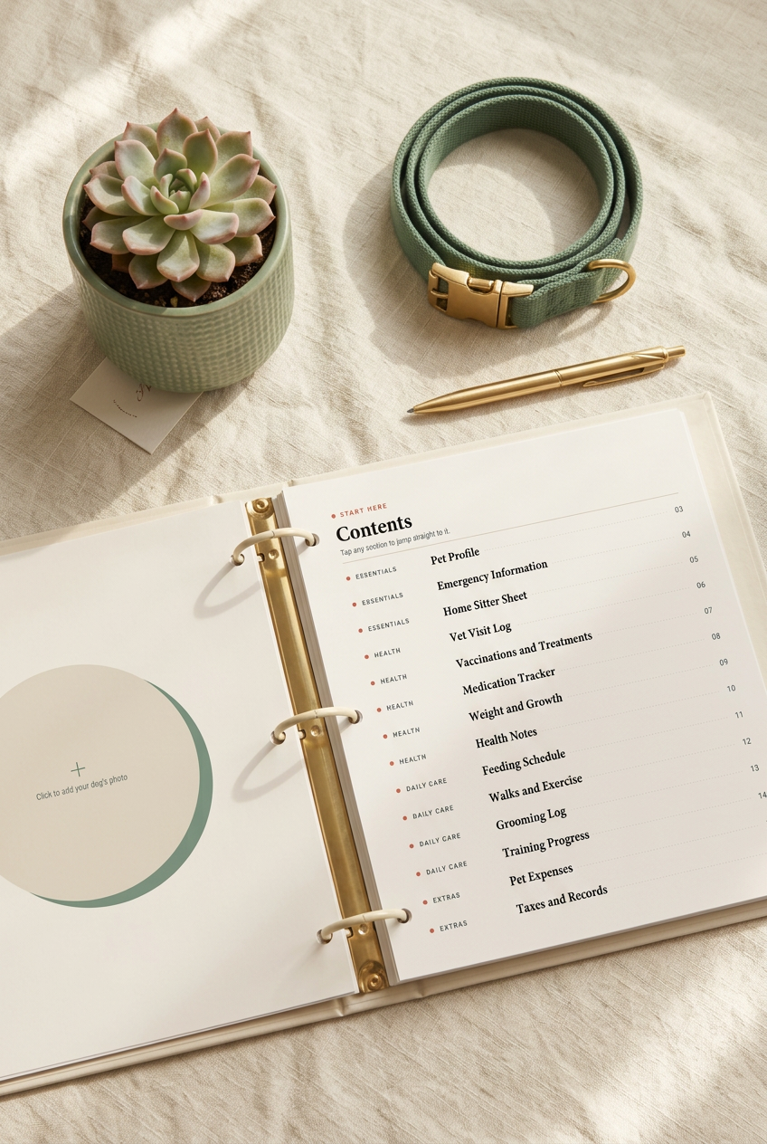 Flat lay open binder